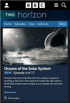 地平线系列：太阳系的海洋在线观看和下载