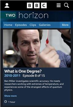 BBC 地平线：一度代表什么？在线观看和下载