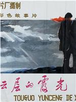 透过云层的霞光
